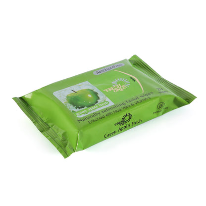 Fresh Ones Naturally Refreshing Wipes Green Apple Fresh (20 Wipes)