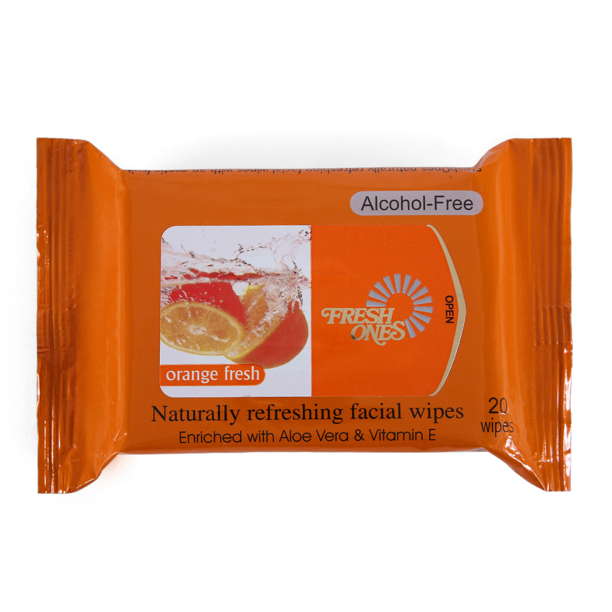 Fresh Ones Naturally Refreshing Wipes Orange Fresh (20 Wipes)