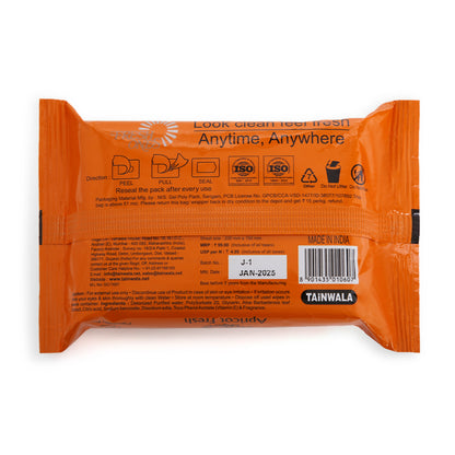 Fresh Ones Naturally Refreshing Wipes Apricot Fresh (20 Wipes)