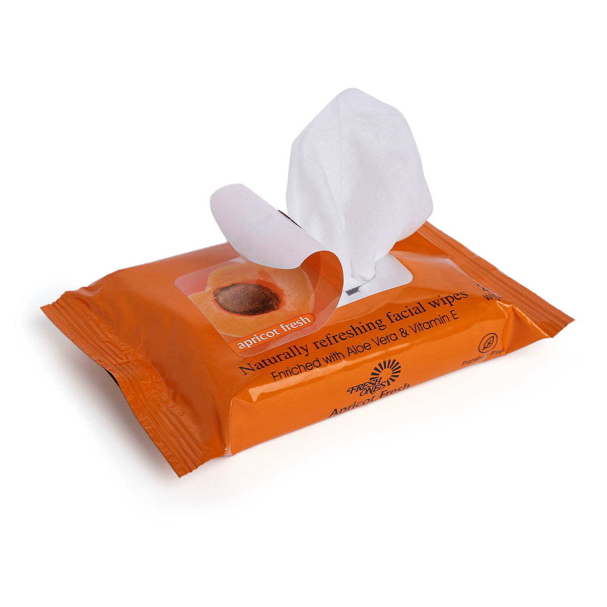 Fresh Ones Naturally Refreshing Wipes Apricot Fresh (20 Wipes)