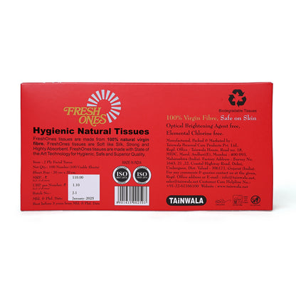 Fresh Ones Facial Tissues (100 Pulls X 2 Ply)