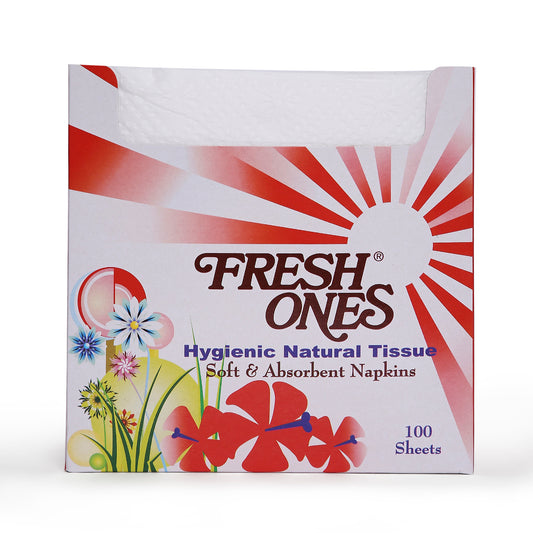 Fresh Ones Box Napkins (100 Napkins X 1 Ply)(30X30)