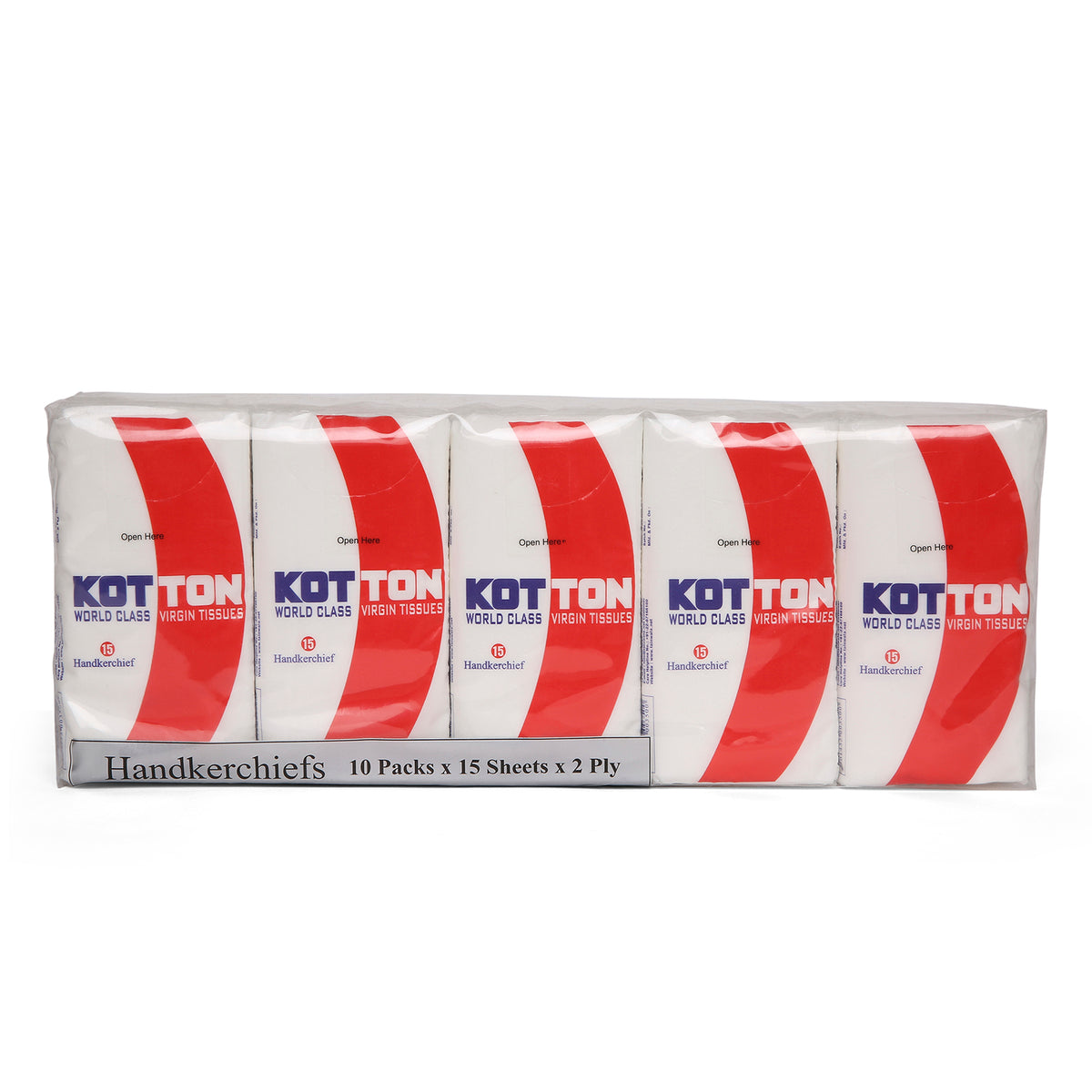 Kotton Pocket Tissues (10 x 15 x 2 Ply)