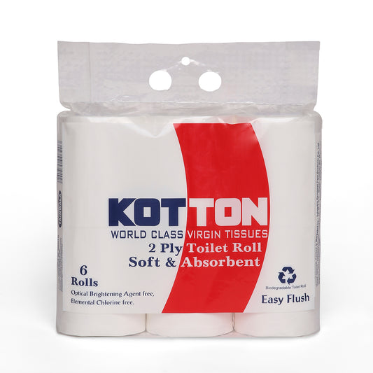 Kotton Bathroom Rolls (6 x 230 x 2 Ply)
