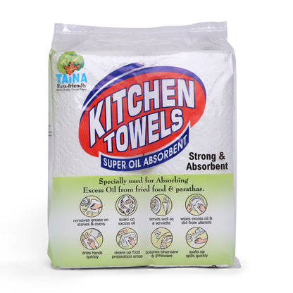 Taina Kitchen Towels (2 Rolls X 60 Sheets X 2 Ply)