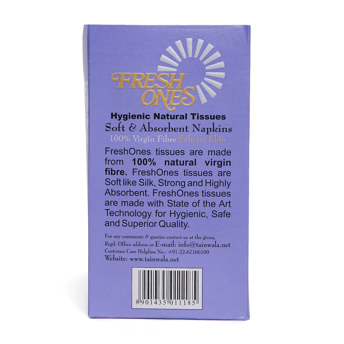 Fresh Ones Box Napkins (100 Napkins X 1 Ply)(33X33)