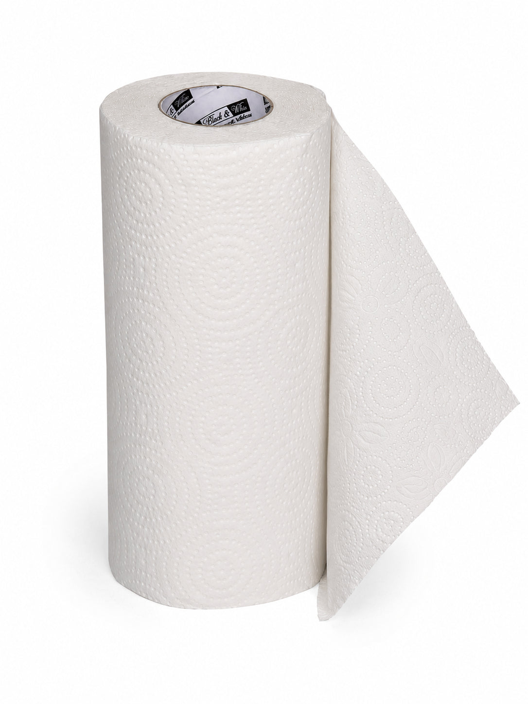 Black & White Kitchen Towels (4 Rolls X 60 Towels X 2 Ply)