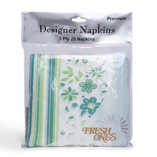 Fresh Ones Designer Napkins (20 Napkins X 3 Ply)(33X33)