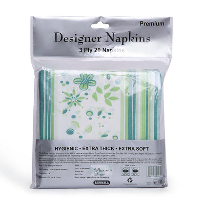 Fresh Ones Designer Napkins (20 Napkins X 3 Ply)(33X33)