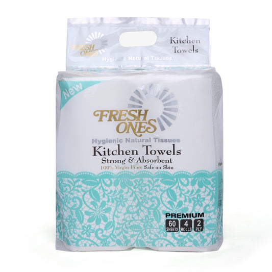 Fresh Ones Kitchen Towels (4 Rolls X 60 Towels X 2 Ply)