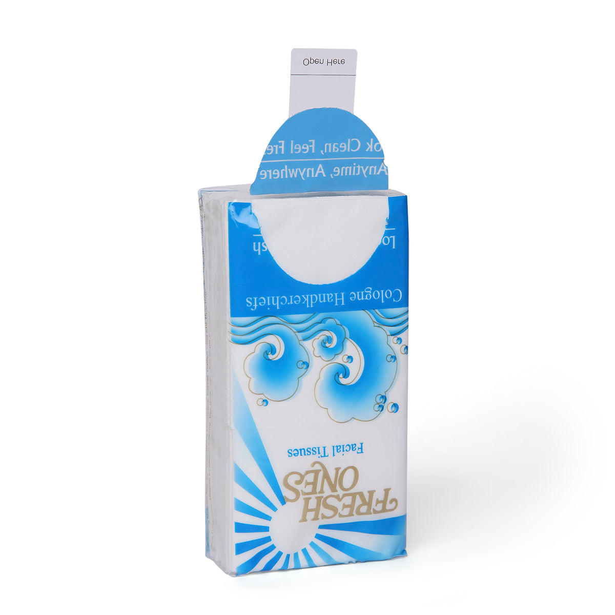 Fresh Ones Pocket Tissues Cologne (6 Packs X 10 Pulls X 3 Ply)