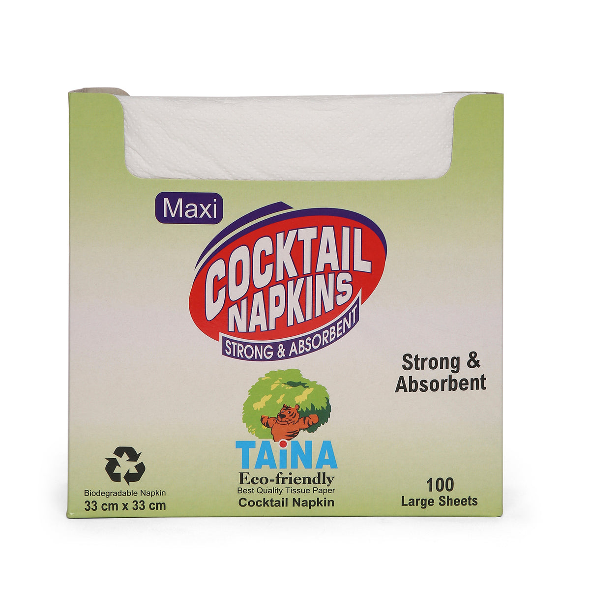Taina Box Napkins (100 Napkins X 1 Ply)(33X33)