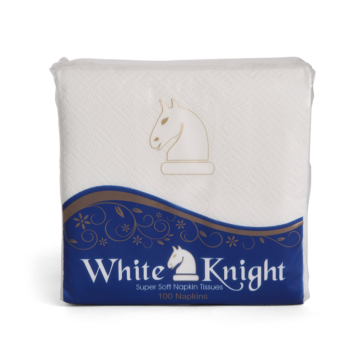 White Knight Napkins (100 Pulls X 1 Ply)(30X30)
