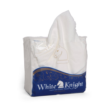 White Knight Napkins (100 Pulls X 1 Ply)(30X30)