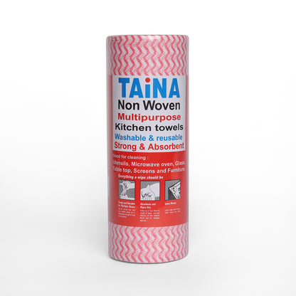Taina Nonwoven Multipurpose Towels (80 Sheets X 1 Ply)(23X21)