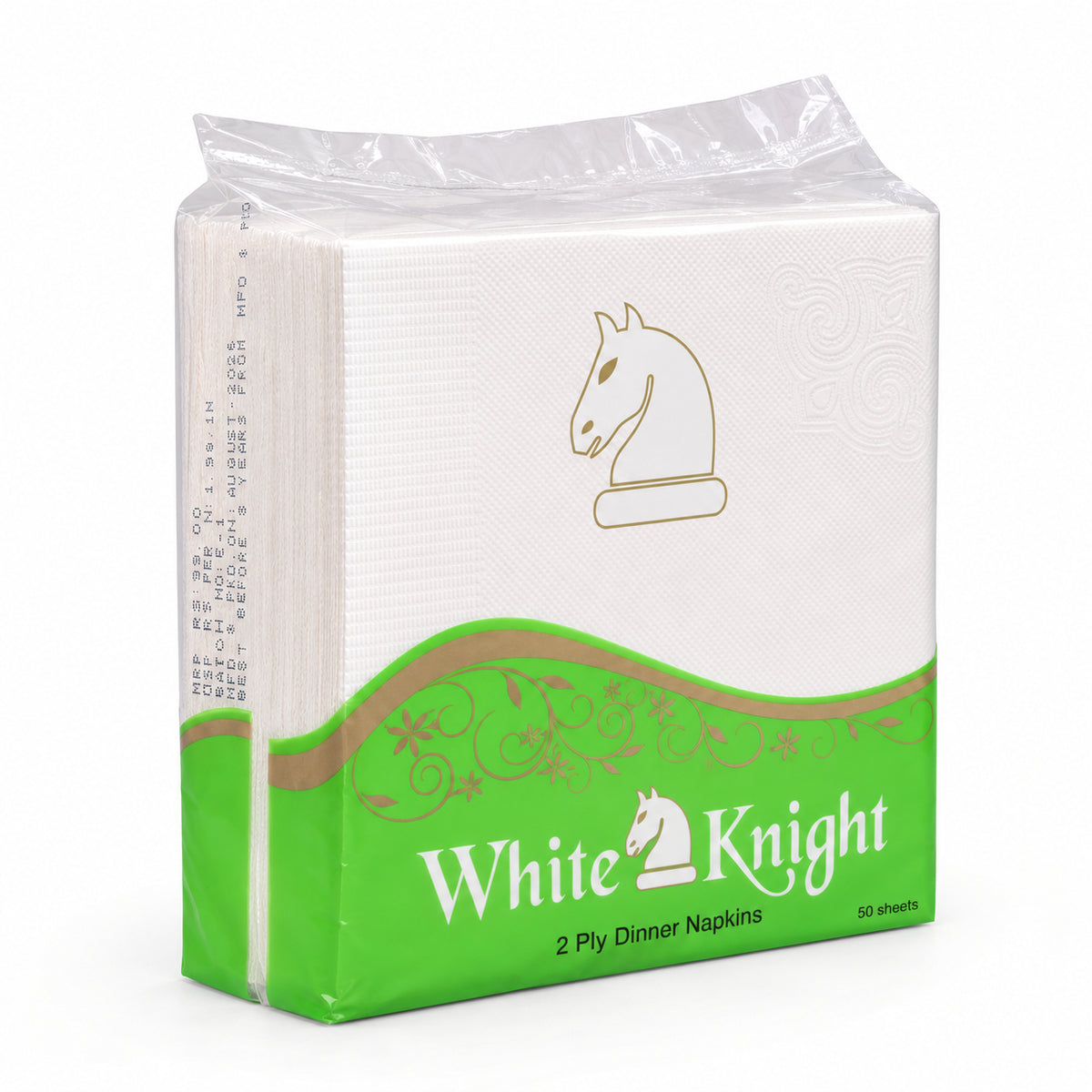 White Knight Napkins (50 Napkins X 2 Ply)(33X33)