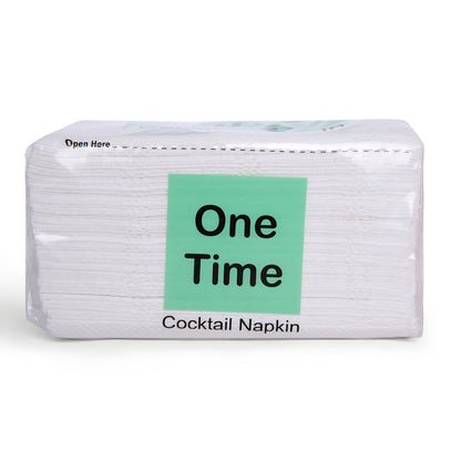 One Time Cocktail Napkins (80 Napkins X 1 Ply)(30X27)