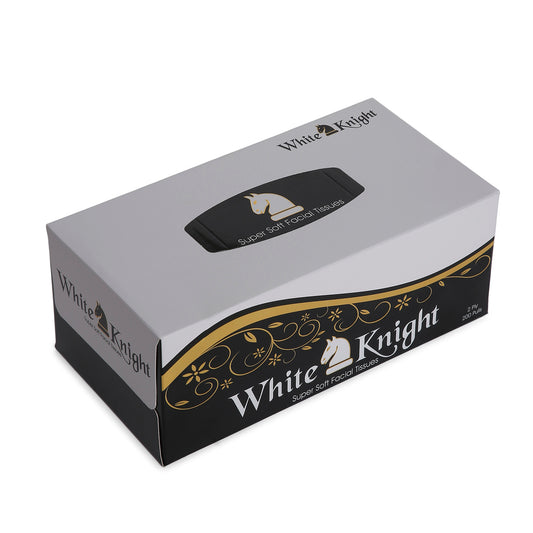 White Knight Facial Tissues (200 Pulls X 2 Ply)