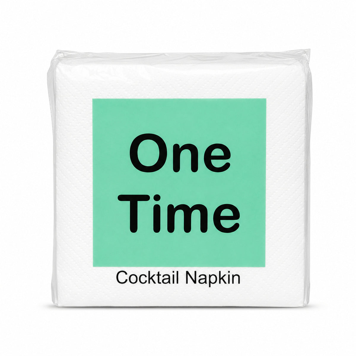 One Time Cocktail Napkin (80 Napkins X 1 Ply)(25X25)