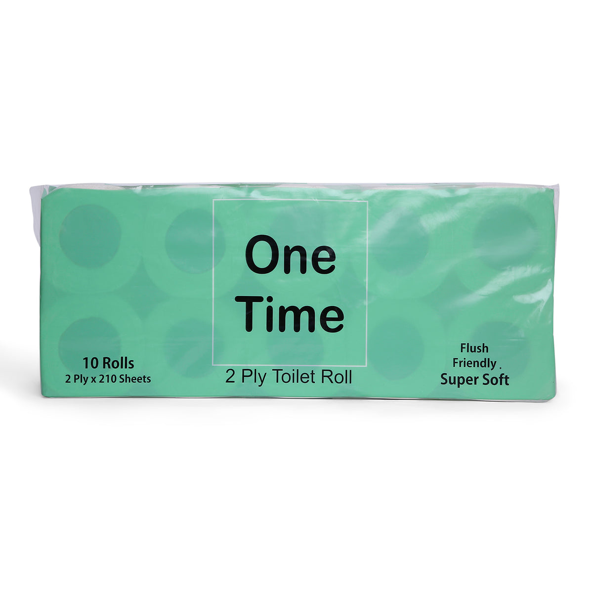 One Time Toilet Rolls (10 Rolls X 210 Sheets X 2 Ply)