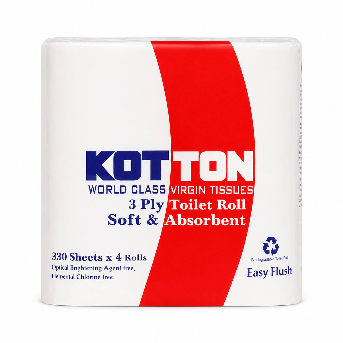 Kotton Bathroom Rolls (4 x 330 x 3 Ply)