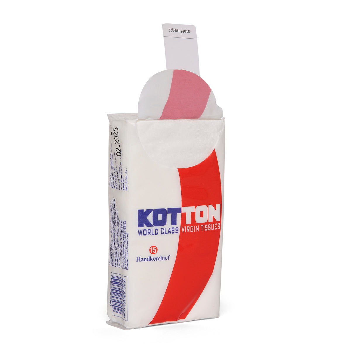 Kotton Pocket Tissues (6 x 15 x 2 Ply)