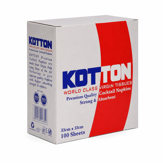 Kotton Box Napkins (100 x 1 Ply)(33x33)