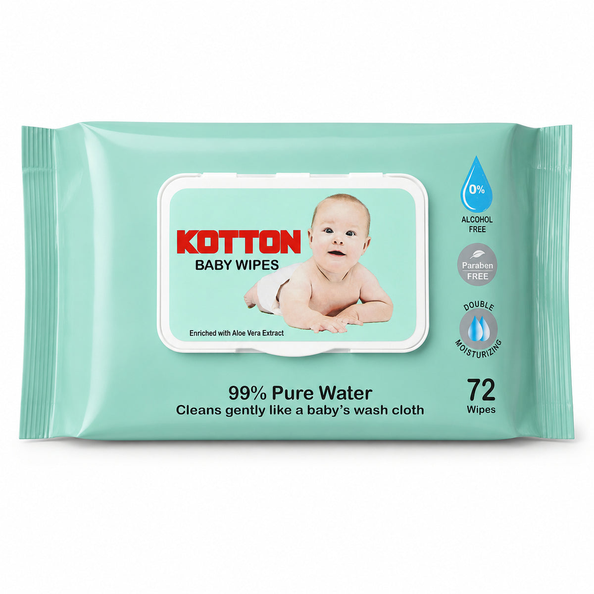 Kotton Baby Soft Wipes (72)