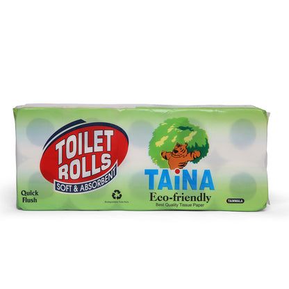 Taina Bathroom Rolls (10 Rolls X 225 Sheets X 2 Ply)