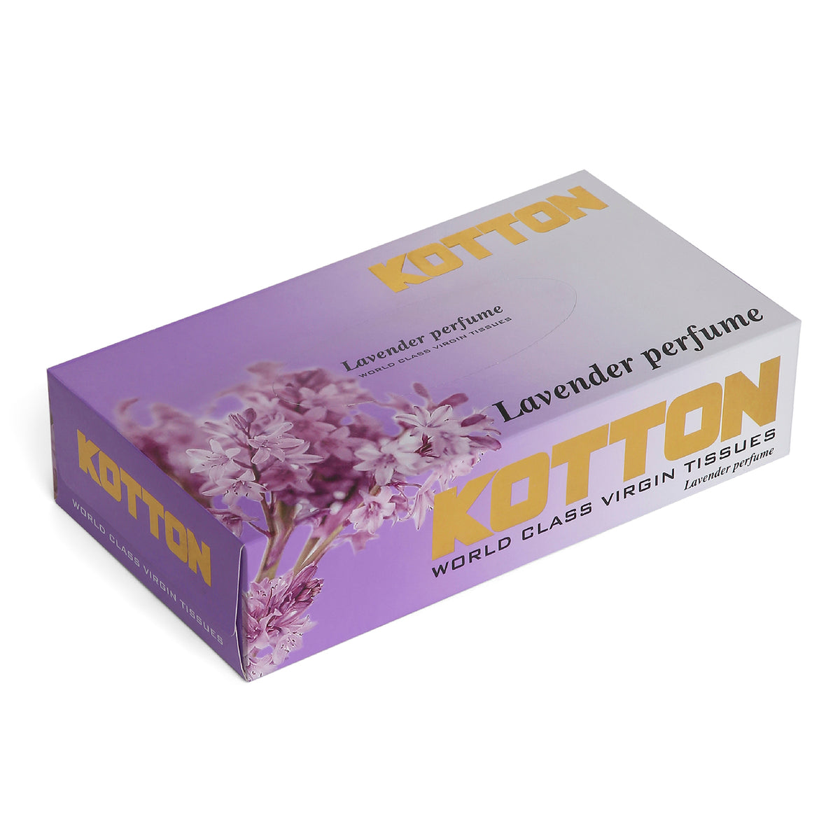 Kotton Facial Tissues Lavender (80 Pulls x 2 Ply)