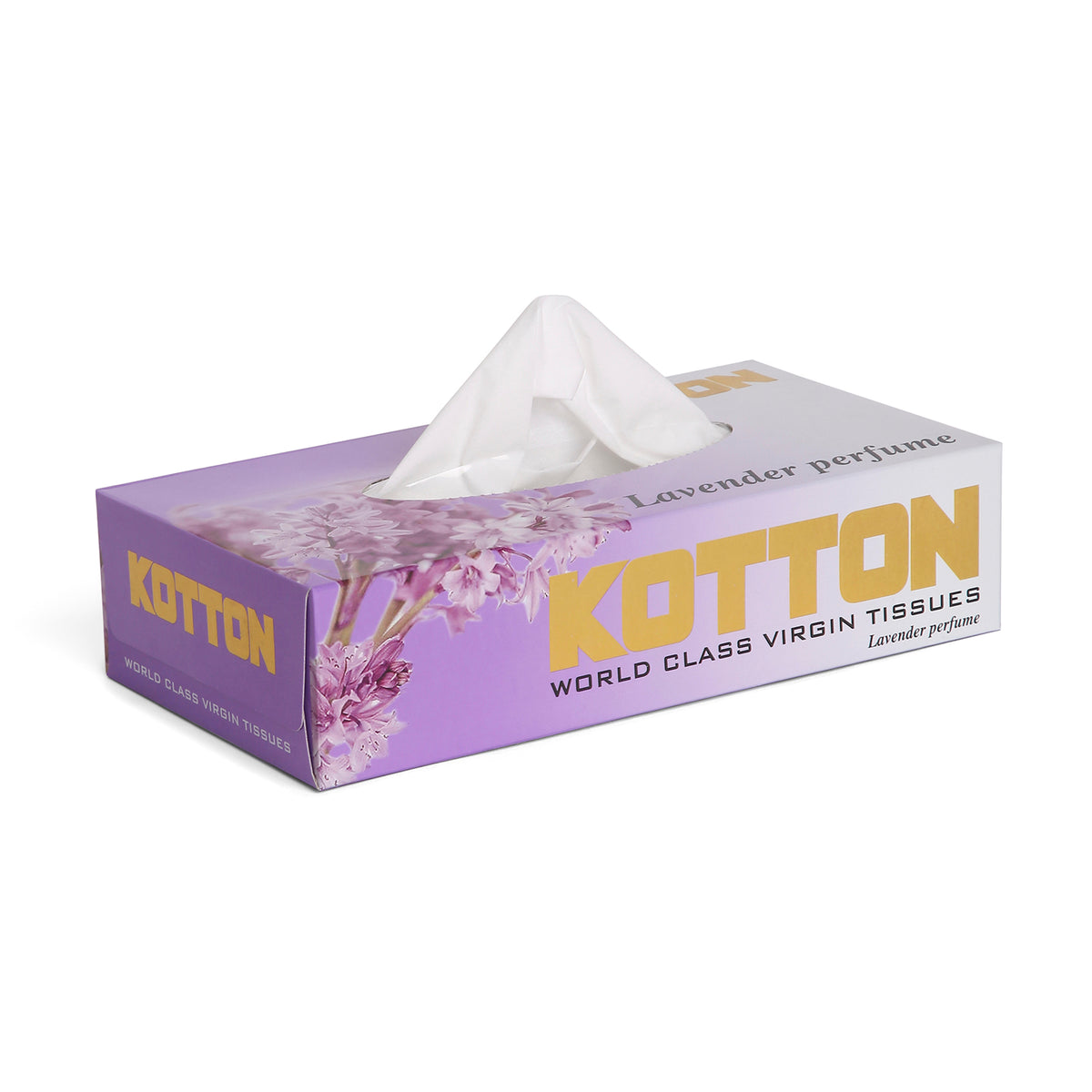 Kotton Facial Tissues Lavender (80 Pulls x 2 Ply)