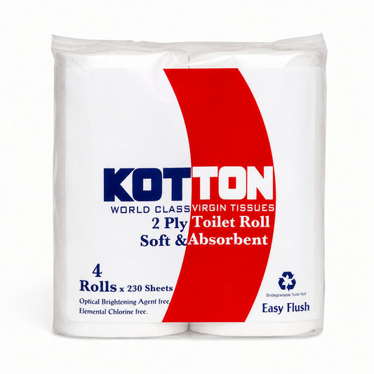 Kotton Toilet Rolls (4 x 230 x 2 Ply)