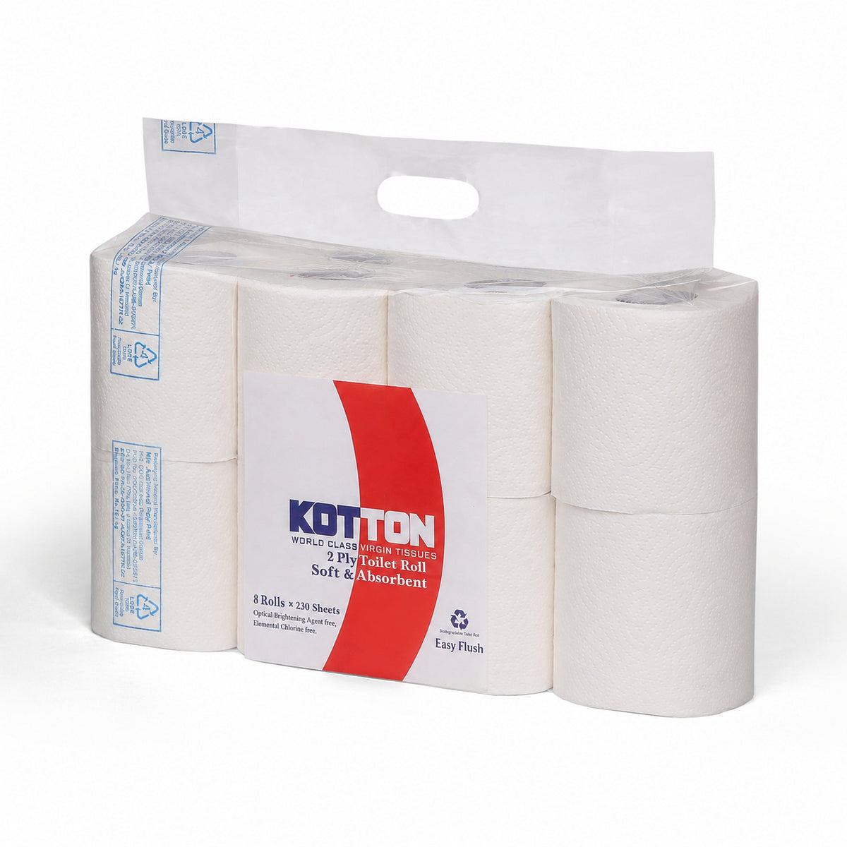 Kotton Toilet Rolls (8 x 230 x 2 Ply)