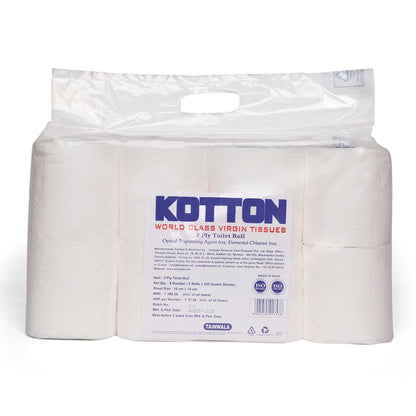 Kotton Toilet Rolls (8 x 230 x 2 Ply)