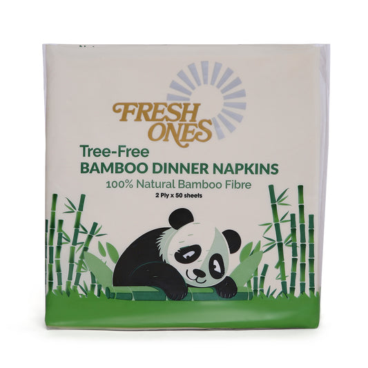 Fresh Ones Bamboo Dinner Napkins (50 Napkins X 2 Ply)(33X33)