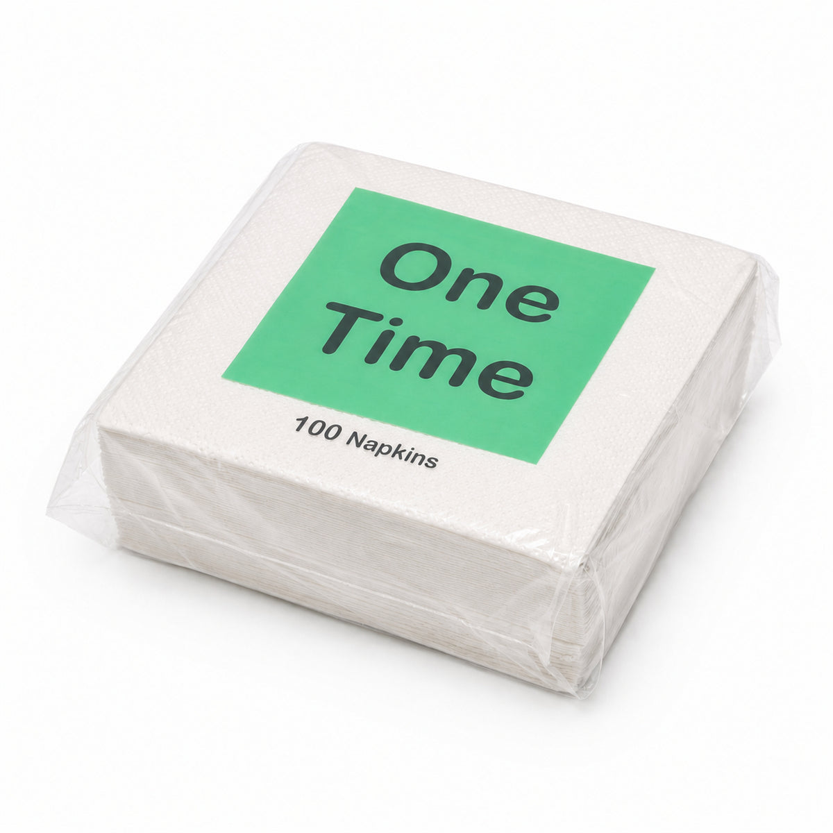 One Time Cocktail Napkin (100 Napkins X 1 Ply)(27X27)
