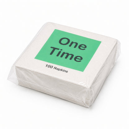 One Time Cocktail Napkin (100 Napkins X 1 Ply)(27X27)