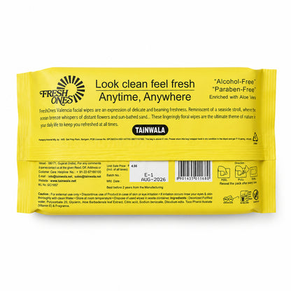 Fresh Ones Deo Refreshing Wipes Valencia (40 Wipes)