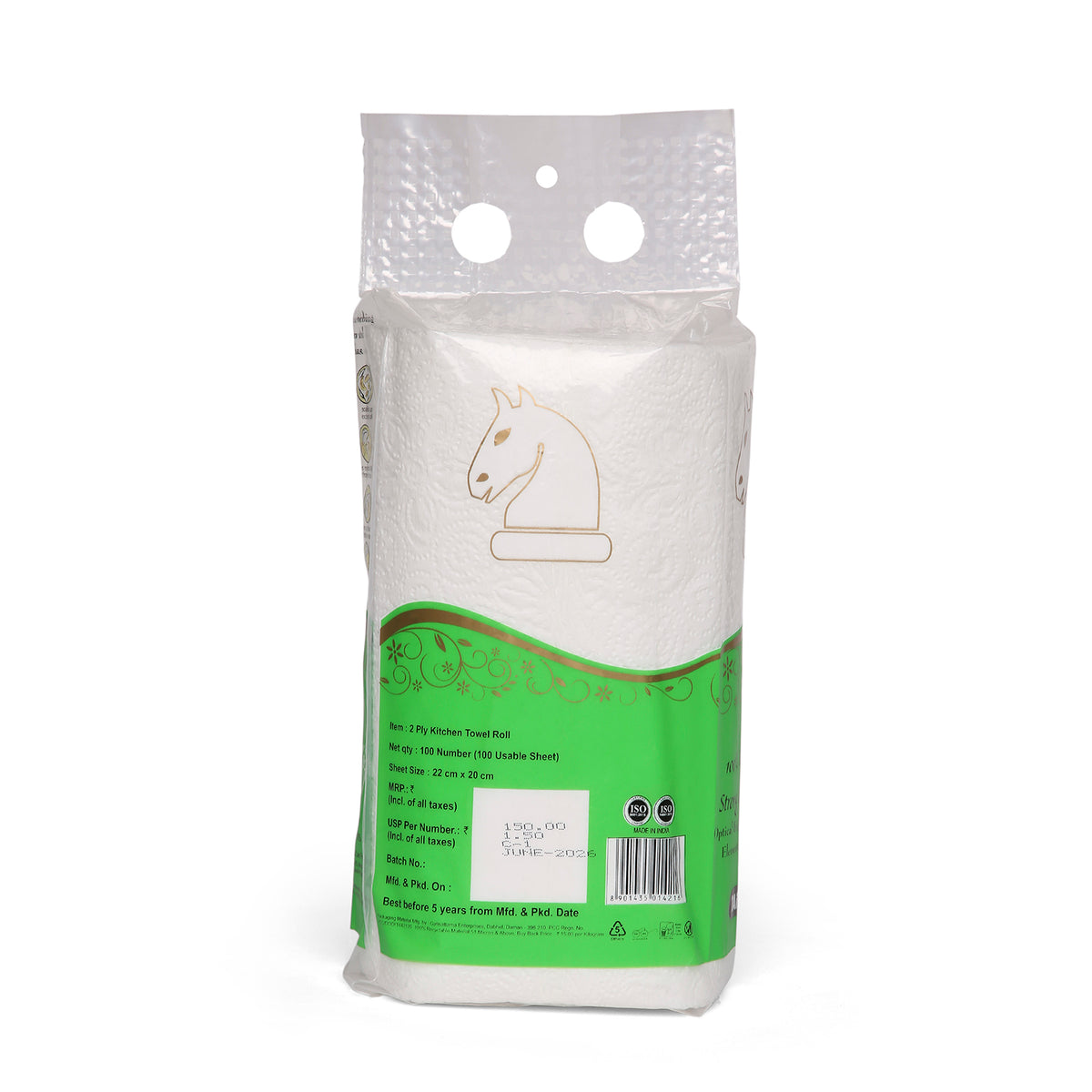 White Knight Kitchen Towels (100 Towels X 2 Ply)