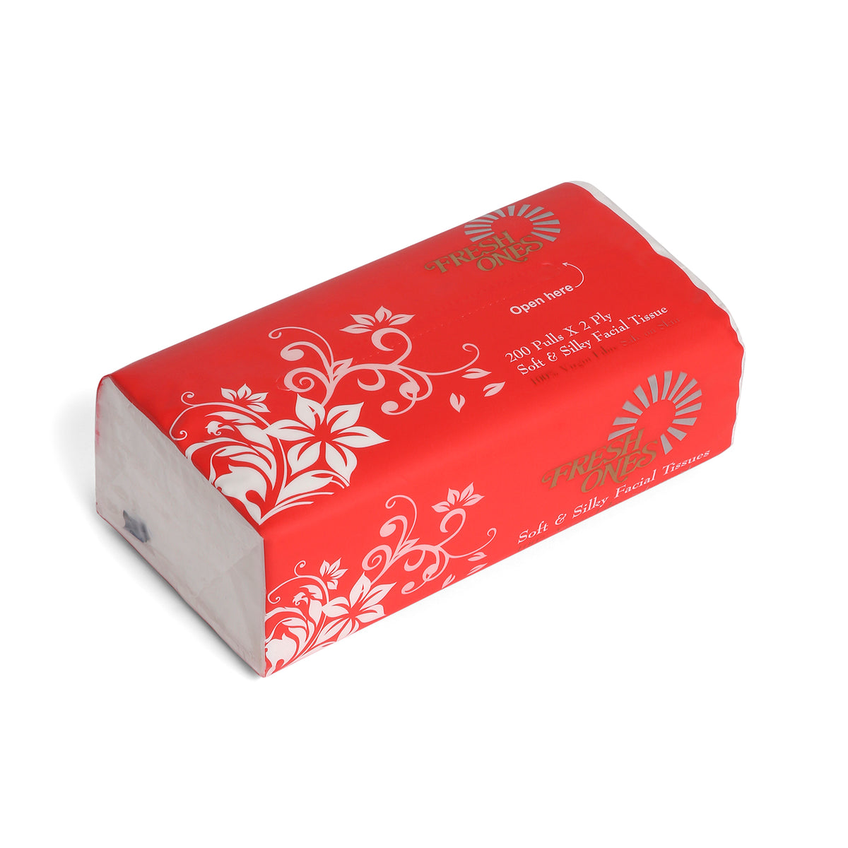 Fresh Ones Facial Tissues Pouch (200 Pulls X 2 Ply)