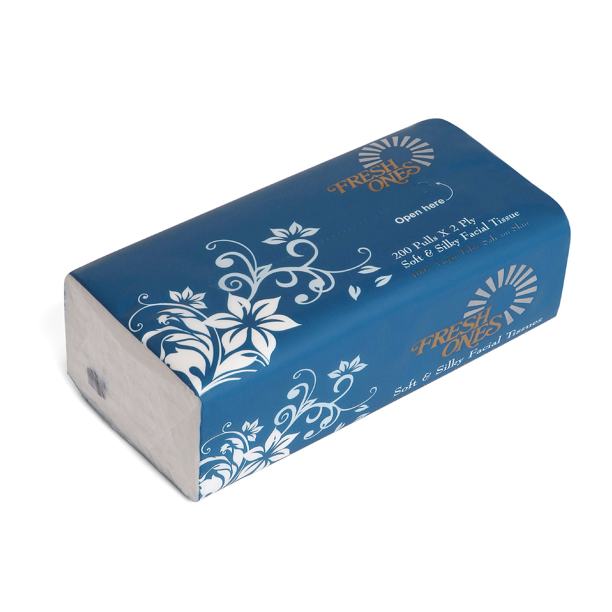 Fresh Ones Facial Tissues Pouch (200 Pulls X 2 Ply)