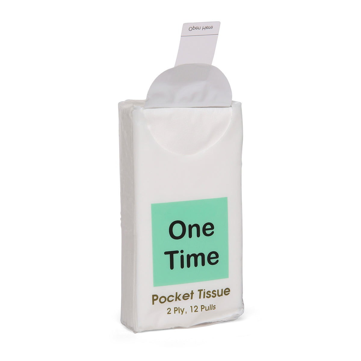 One Time Pocket Tissues (10 Packs X 12 Pulls X 2 Ply)