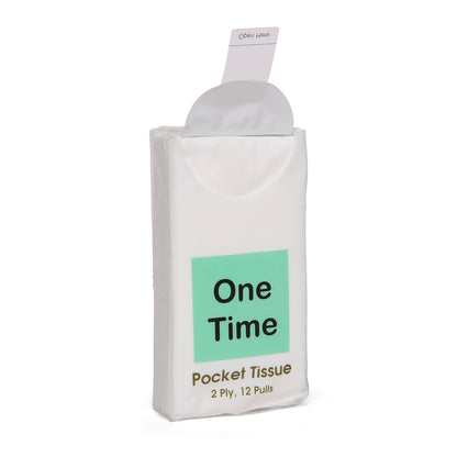One Time Pocket Tissues (10 Packs X 12 Pulls X 2 Ply)