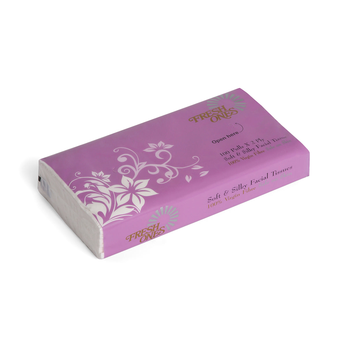 Fresh Ones Facial Tissues Pouch (100 Pulls X 2 Ply)