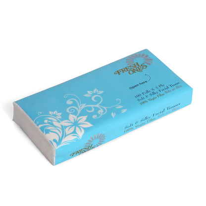 Fresh Ones Facial Tissues Pouch (100 Pulls X 2 Ply)