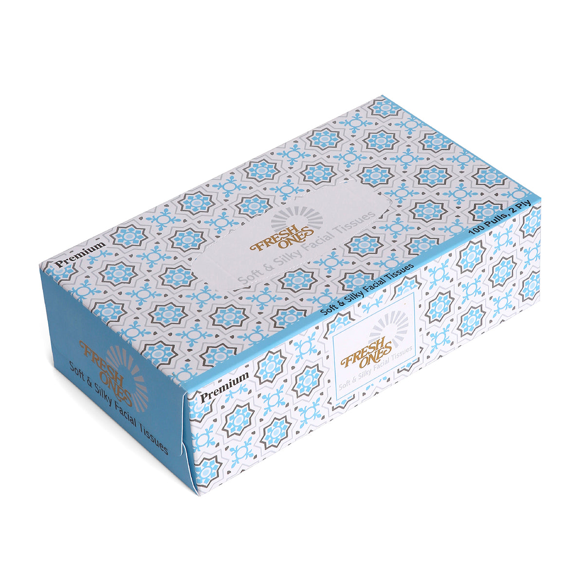 Fresh Ones Premium Facial Tissues (100 Pulls X 2 Ply)