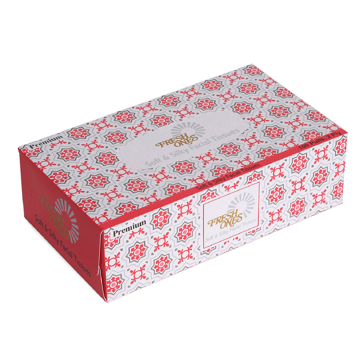 Fresh Ones Premium Facial Tissues (100 Pulls X 2 Ply)
