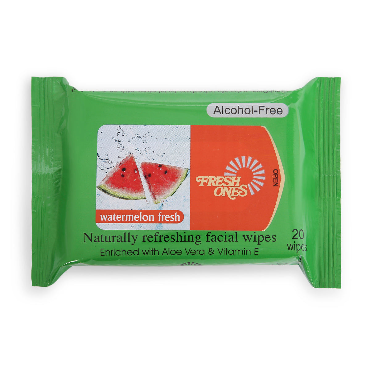 Fresh Ones Naturally Refreshing Wipes Watermelon Fresh (20 Wipes)