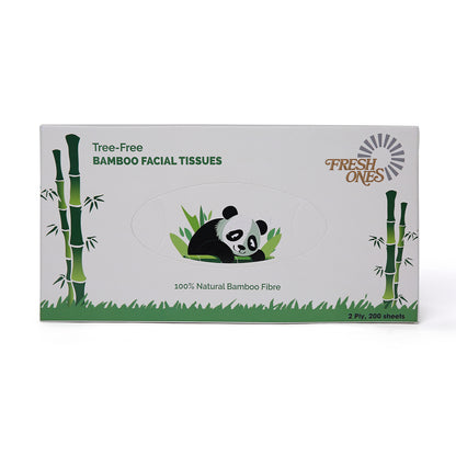Fresh Ones Bamboo Facial Tissues (200 Pulls X 2 Ply)