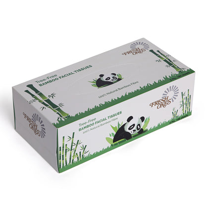 Fresh Ones Bamboo Facial Tissues (100 Pulls X 2 Ply)